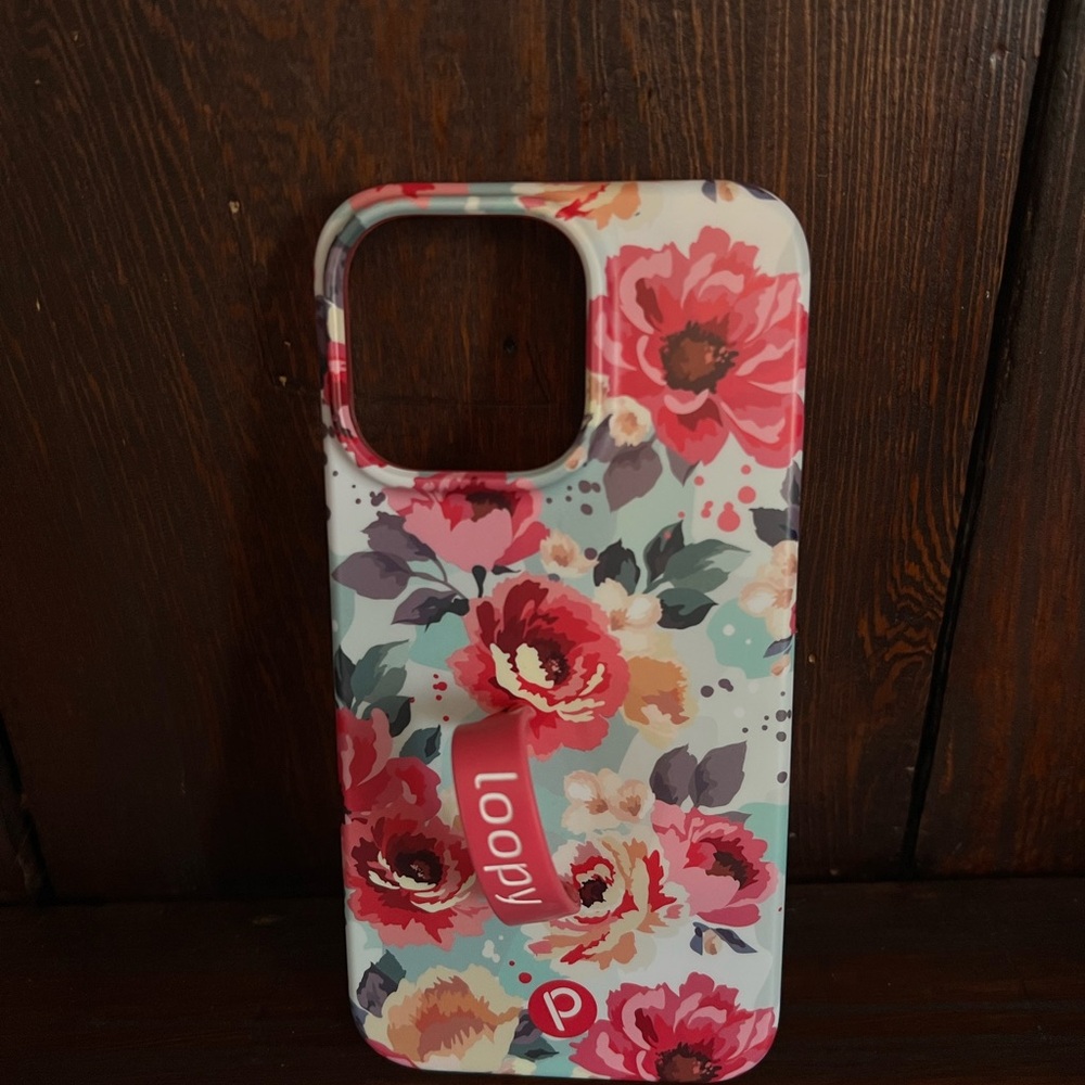 iPhone 14 Pro Max Loopy Case Floral Phone Case Comes With A Case Cover
